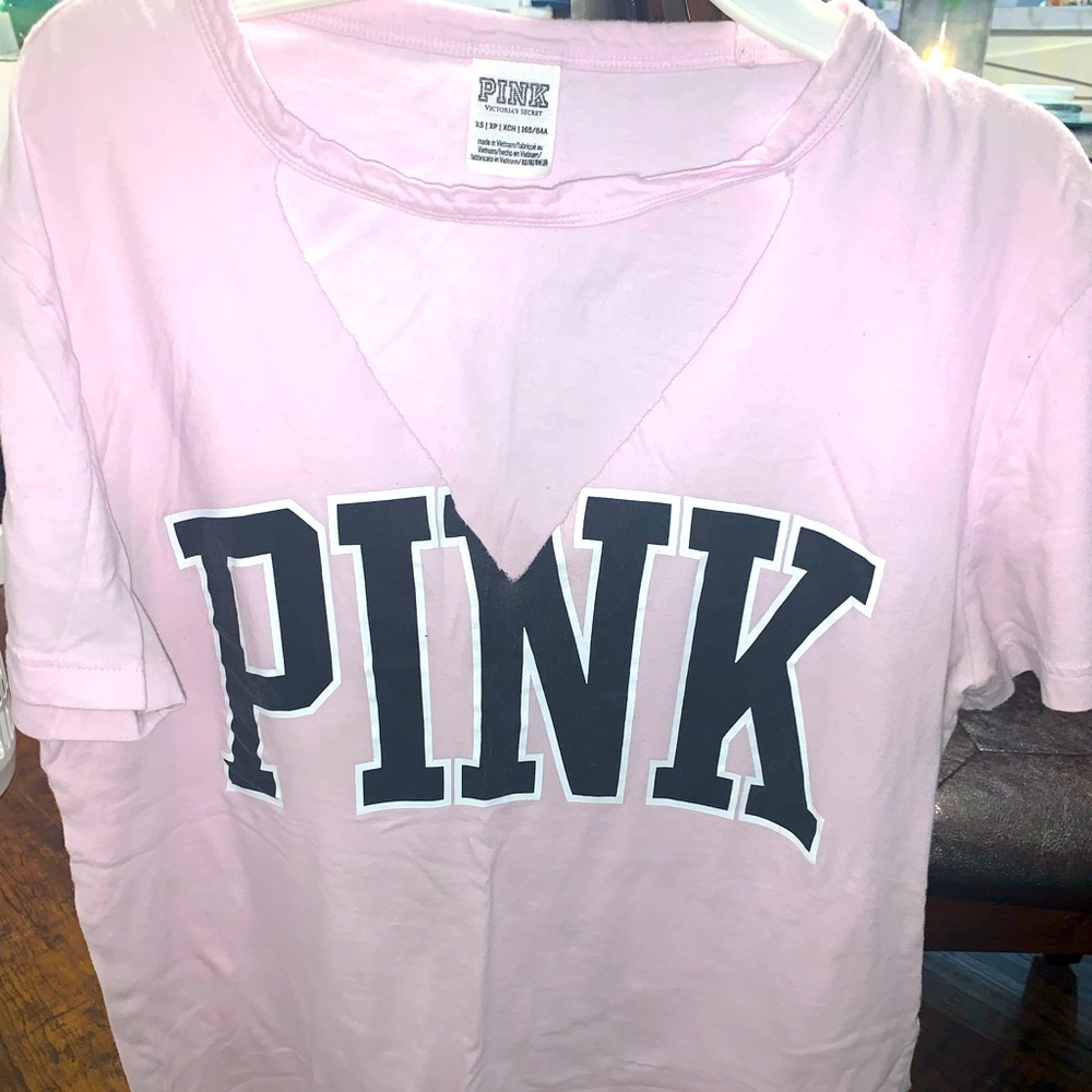 VS PINK cutout shirt